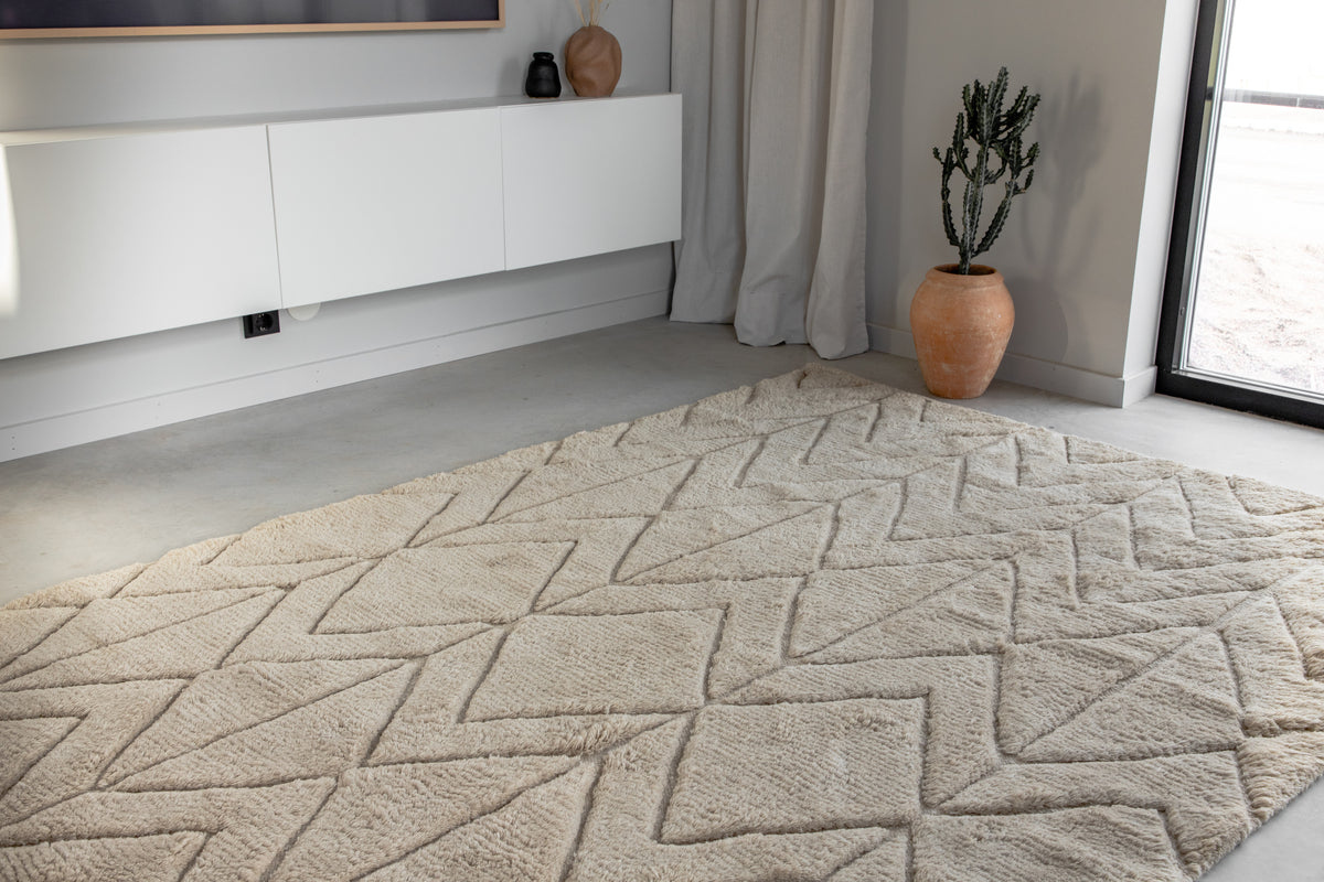 Venture Design Zoe Rektangulära Mattor 300 x 200 Beige