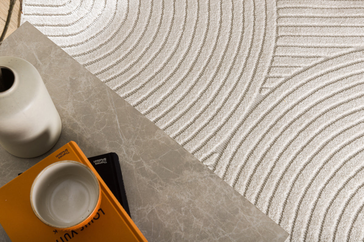Venture Design Vince Rektangulära Mattor 290 × 200 Vit