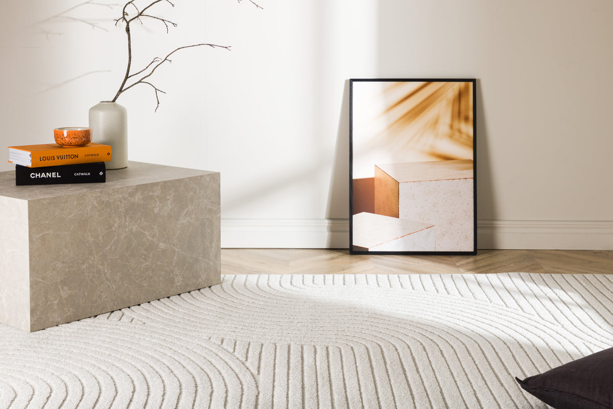Venture Design Vince Rektangulära Mattor 230 x 160 Vit