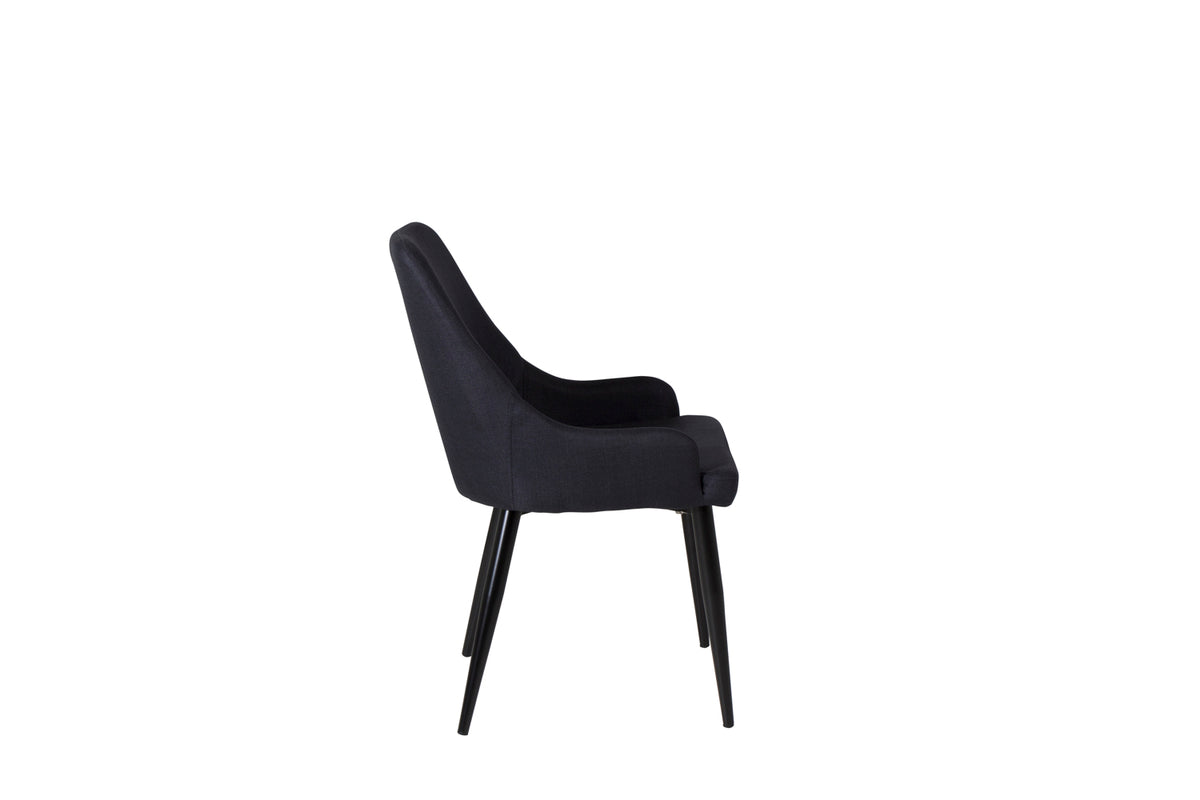 Venture Design Plaza Matstolar 2-pack Svart