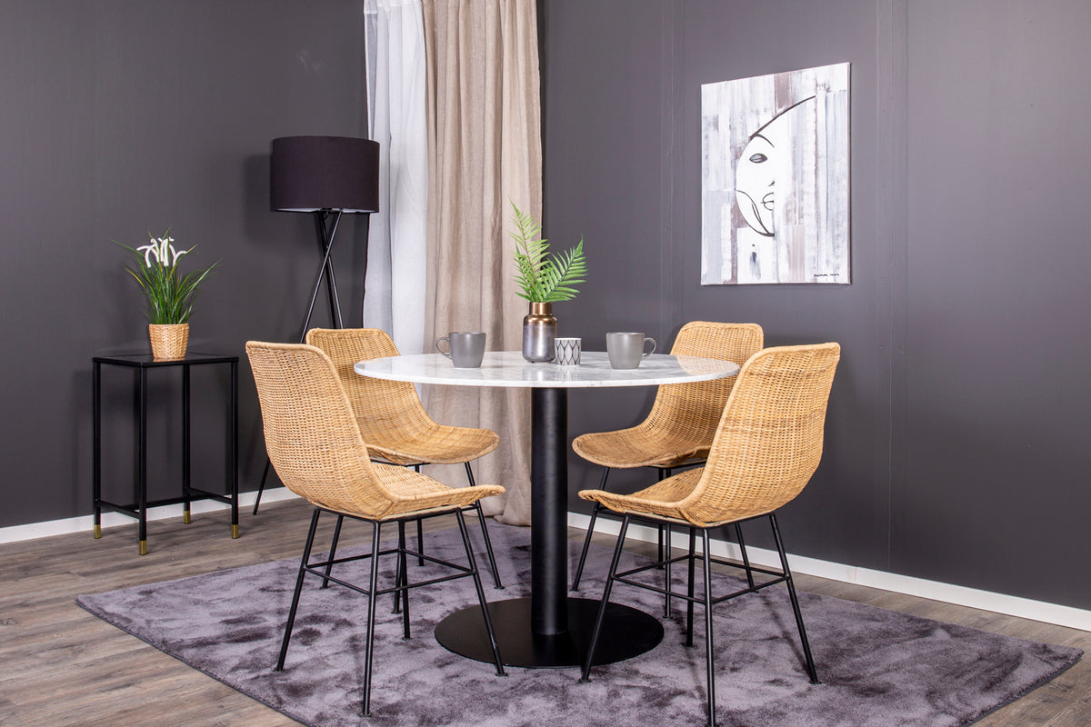 Venture Design Dipp Sängbord 40 x 40 Svart