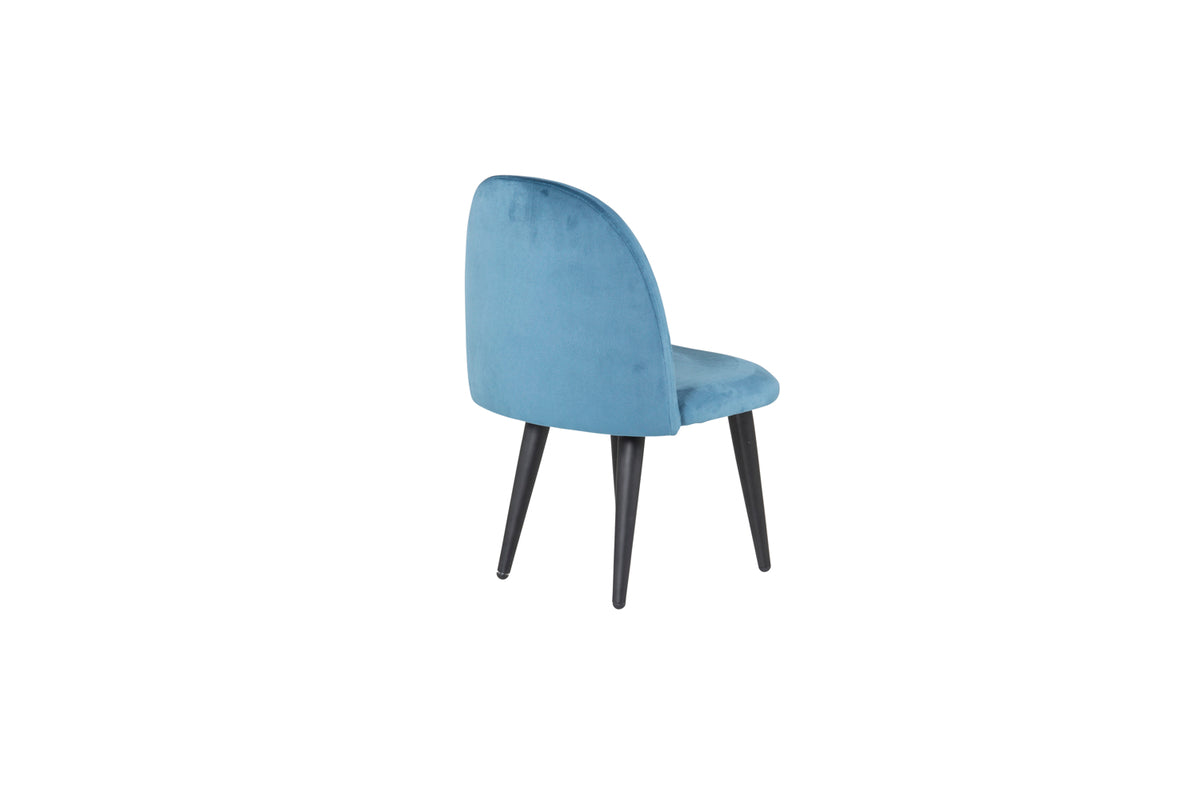 Venture Design Velvet Barnstolar Blå