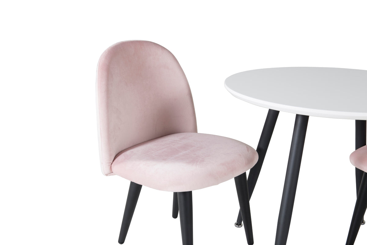 Venture Design Velvet Barnstolar Rosa
