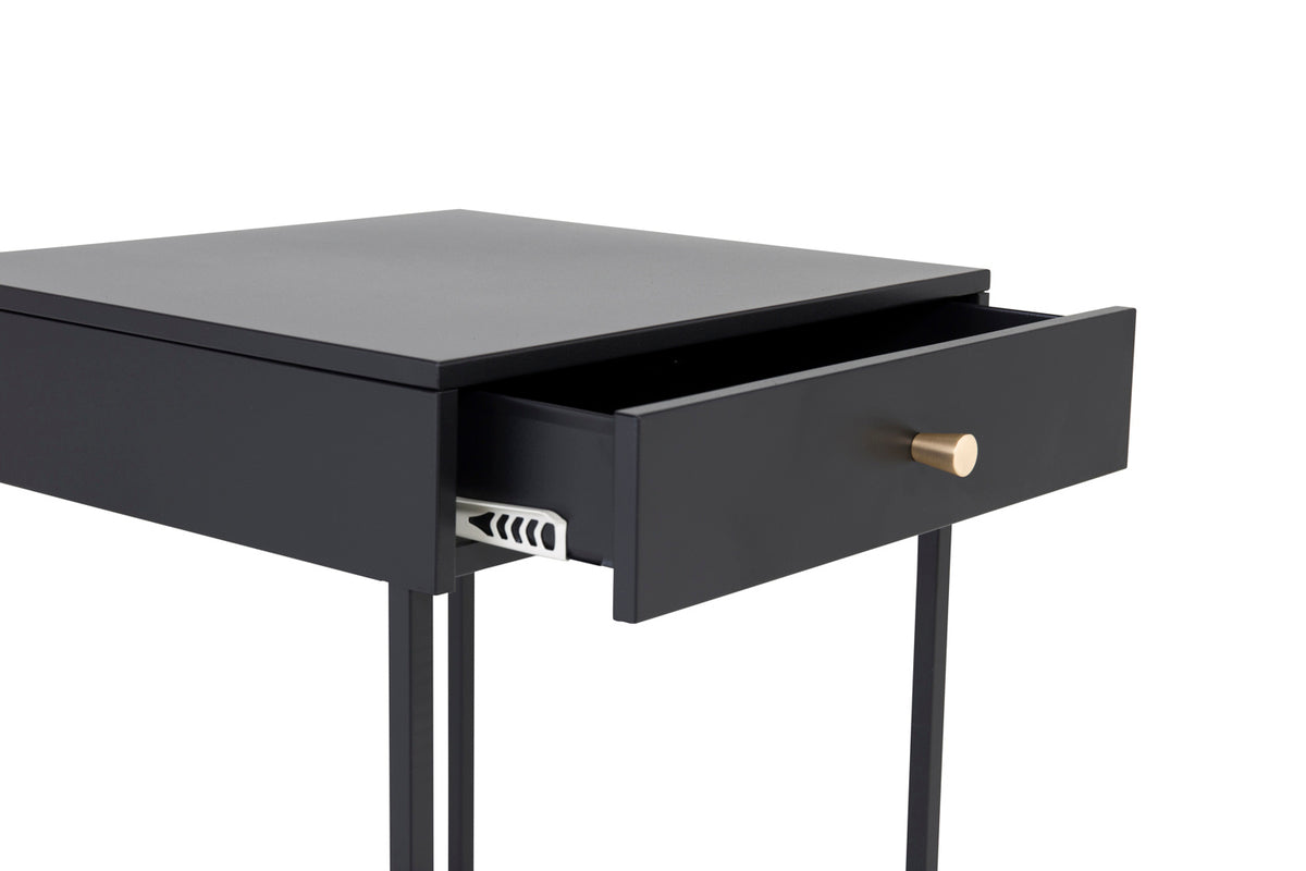 Venture Design Bakal Sängbord 43 x 41 Svart