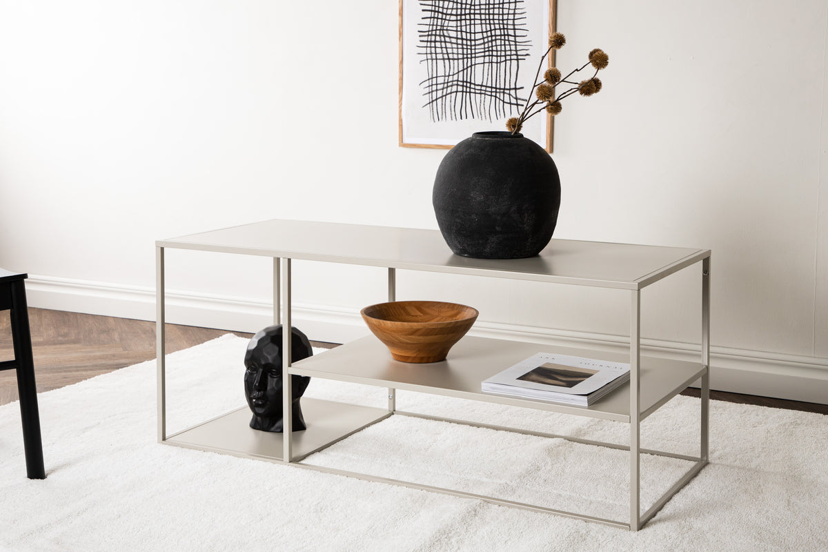 Venture Design Staal Soffbord 120 x 50 Beige
