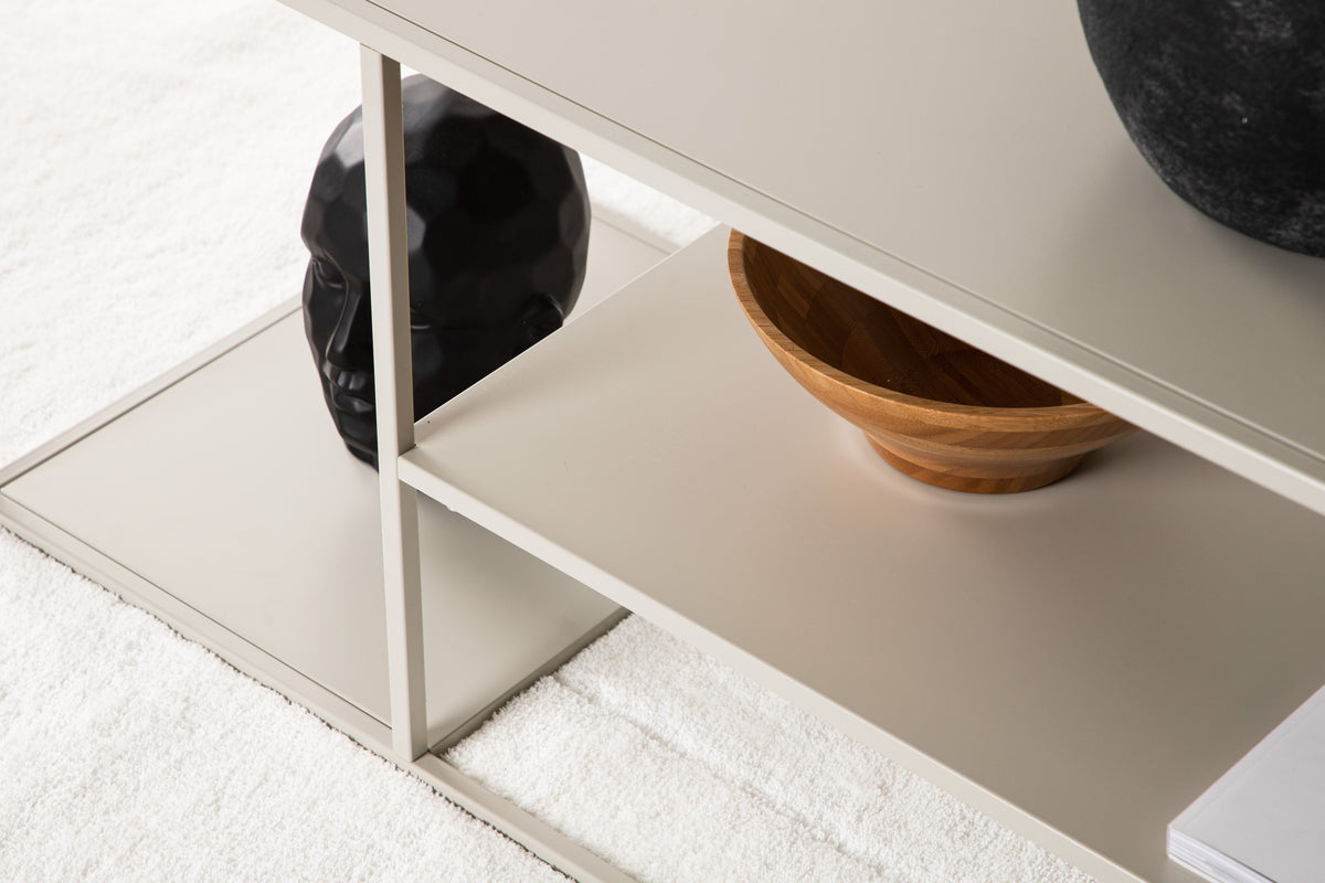 Venture Design Staal Soffbord 120 x 50 Beige