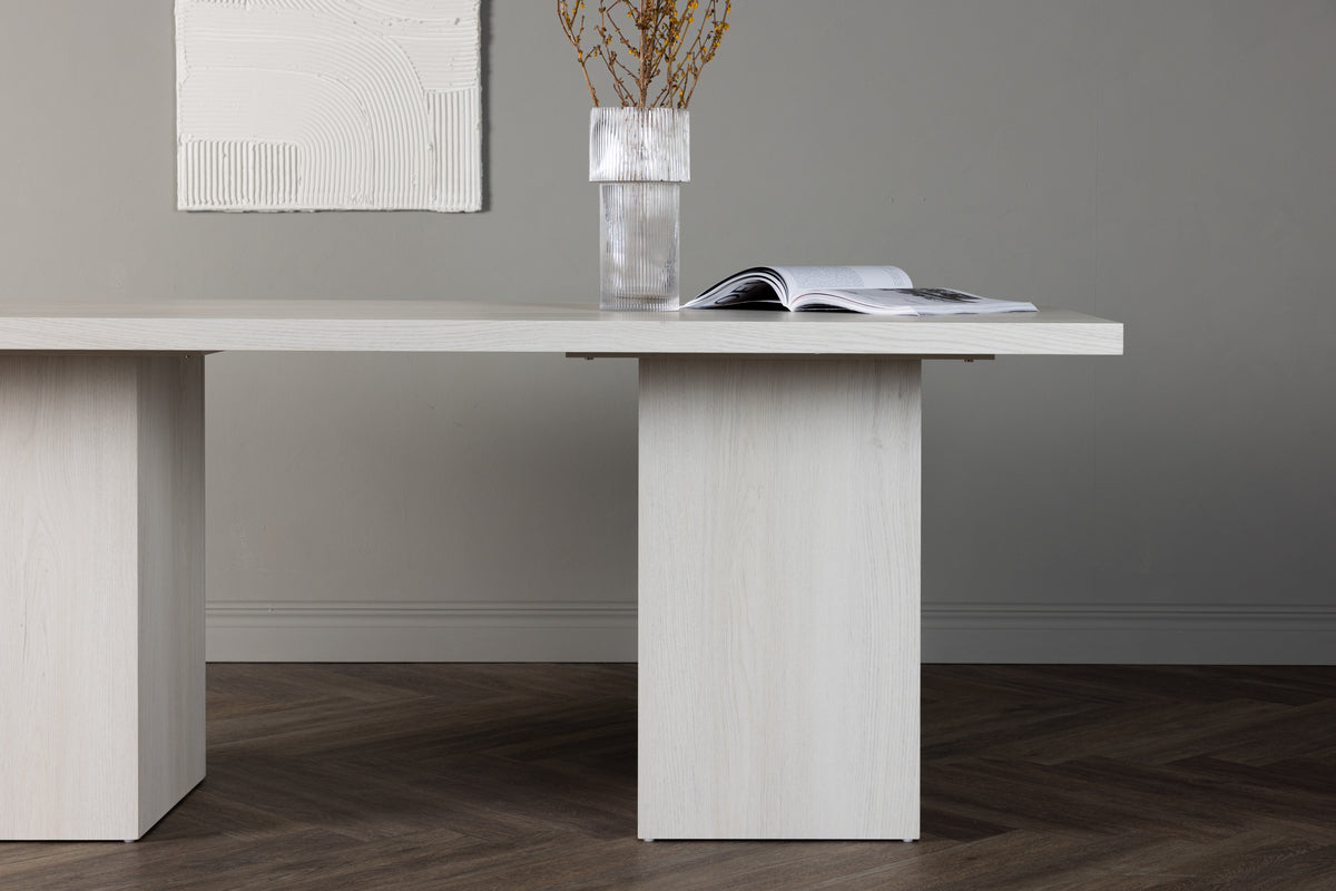 Venture Design Olga Rektangulära Matbord 200 x 90 Vit