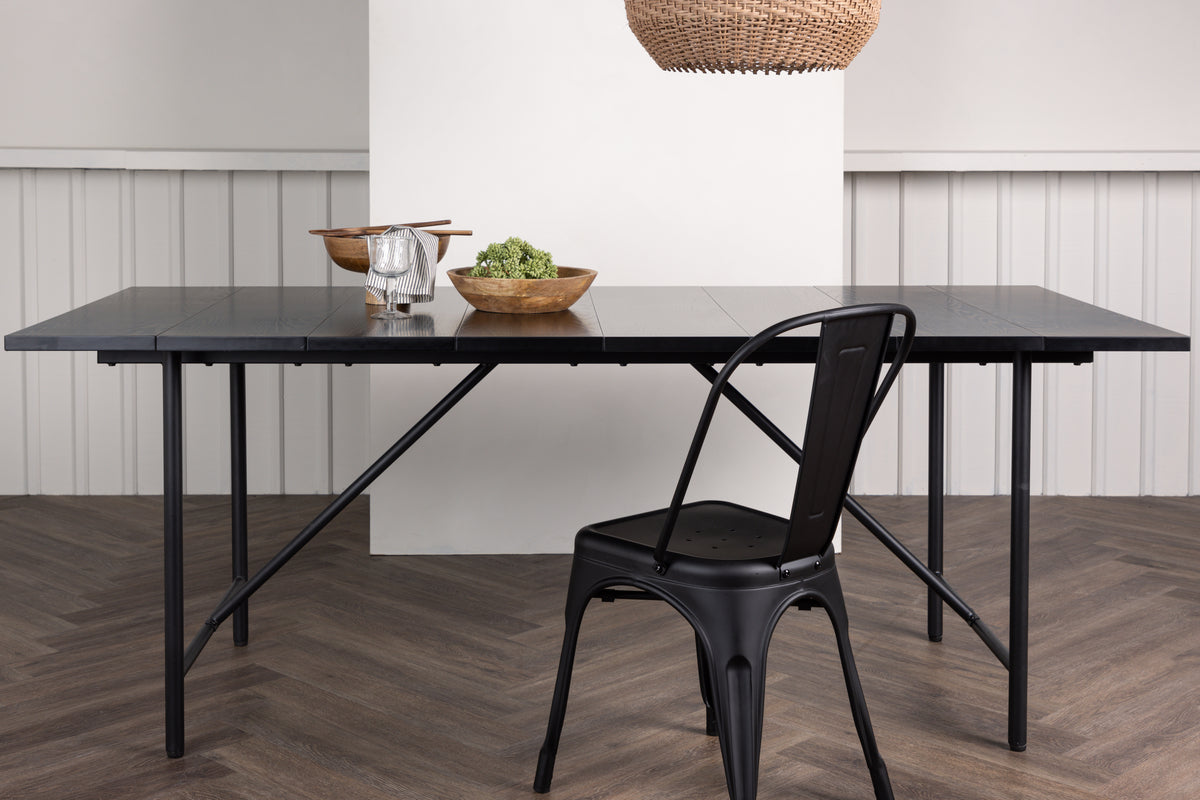 Venture Design Astrid Rektangulära Matbord 200 x 90 Svart