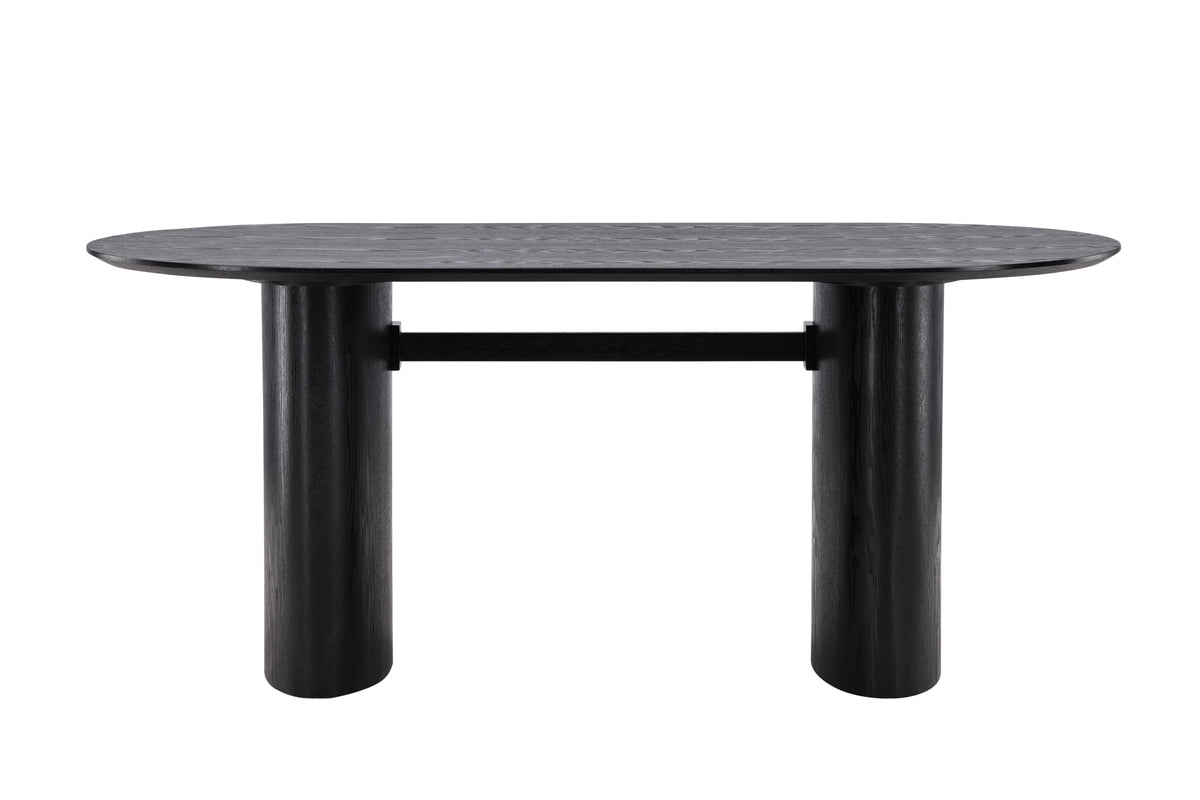 Venture Design Isolde Ovala Matbord 180 x 90 Svart