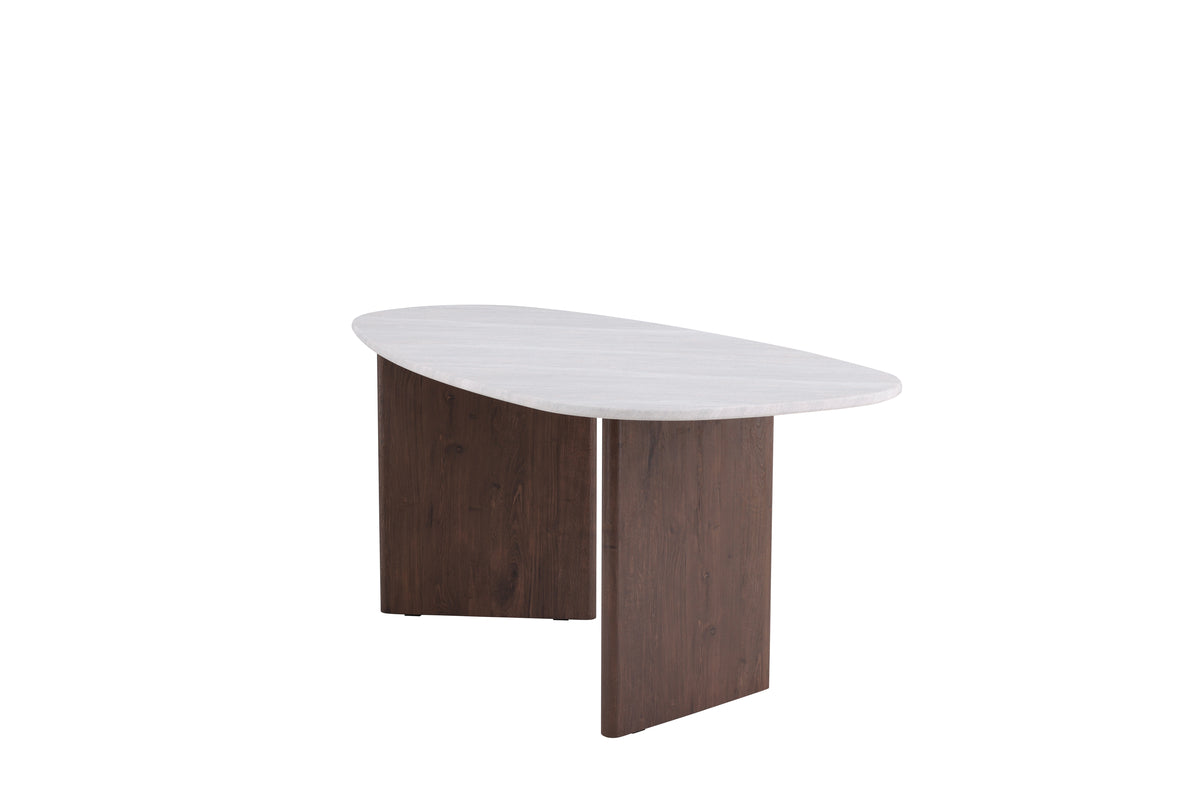 Venture Design Grönvik Ovala Matbord 180 x 90 Ljusgrå