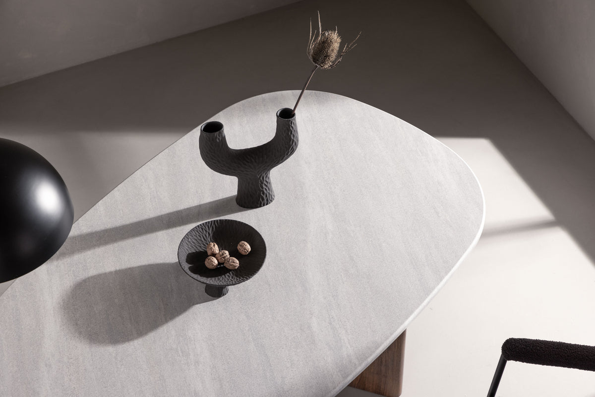 Venture Design Grönvik Ovala Matbord 180 x 90 Ljusgrå