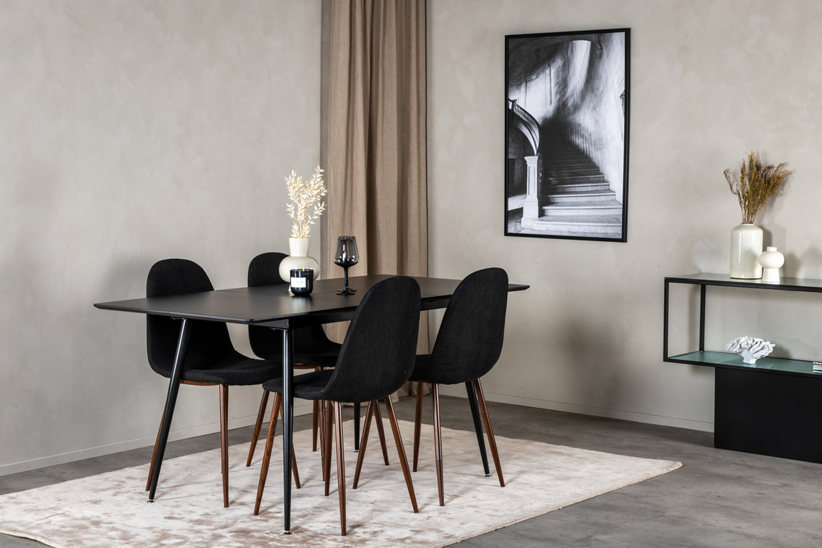 Venture Design Polar Matstolar 2-pack Svart