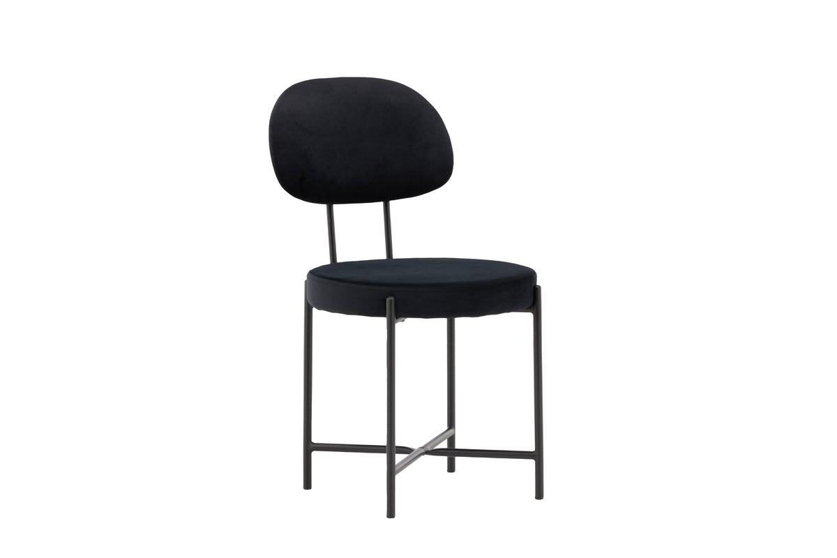 Venture Design Stella Matstolar 2-pack Svart