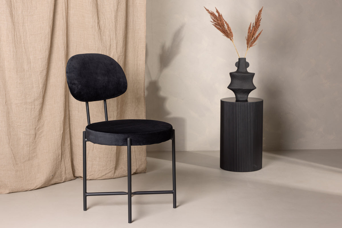 Venture Design Stella Matstolar 2-pack Svart