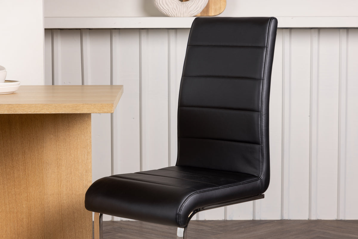 Venture Design Tempo Matstolar 2-pack Svart