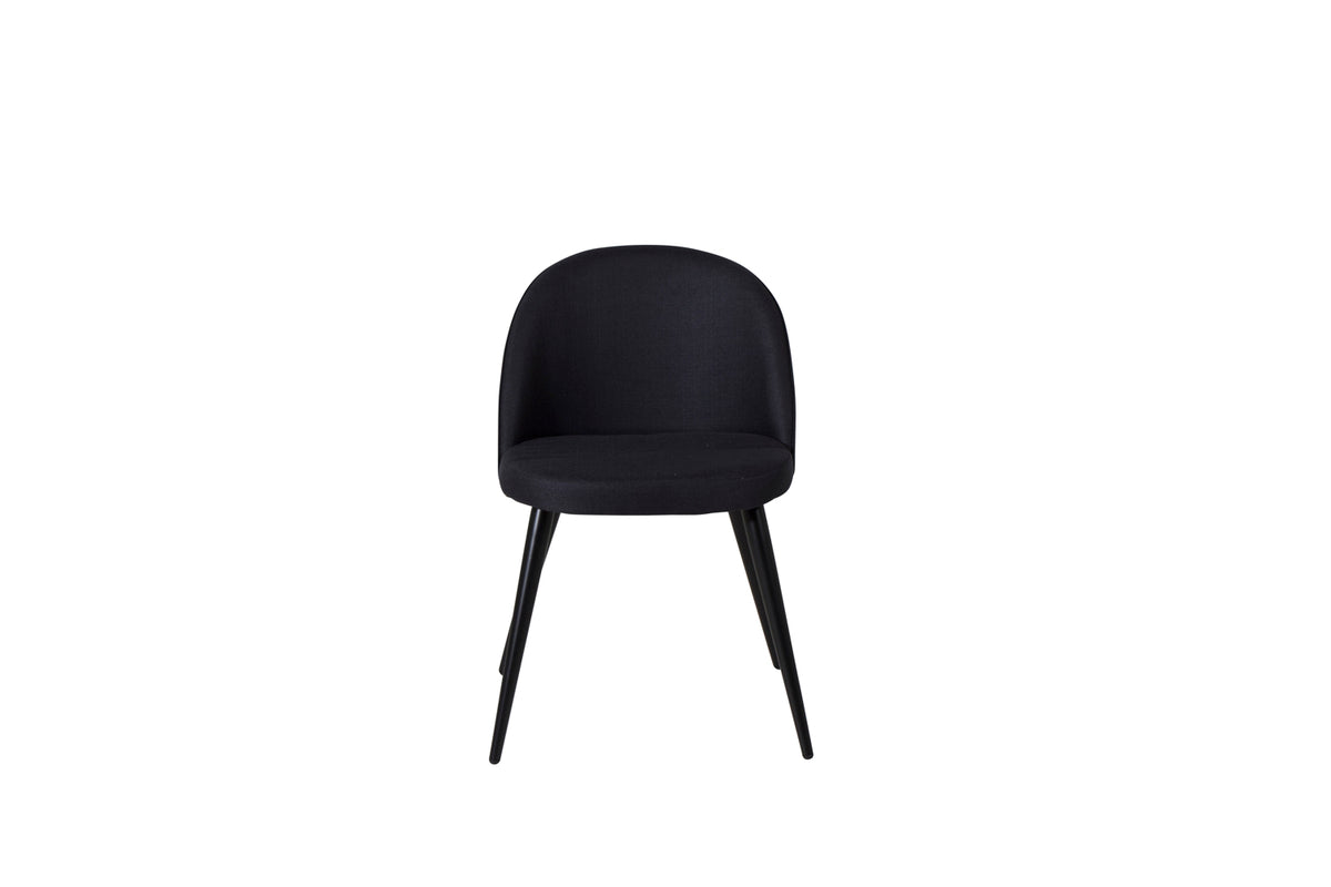 Venture Design Velvet Matstolar 2-pack Svart