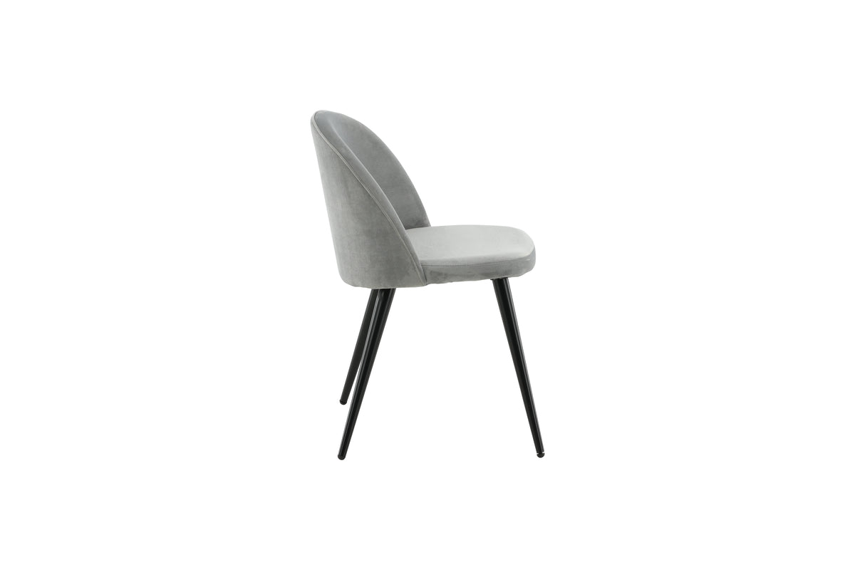 Venture Design Velvet Matstolar 2-pack Grå