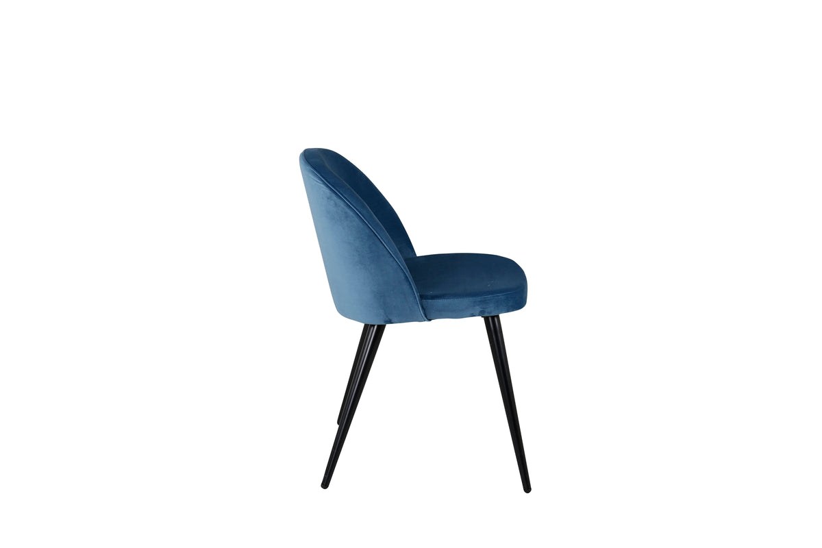 Venture Design Velvet Matstolar 2-pack Blå