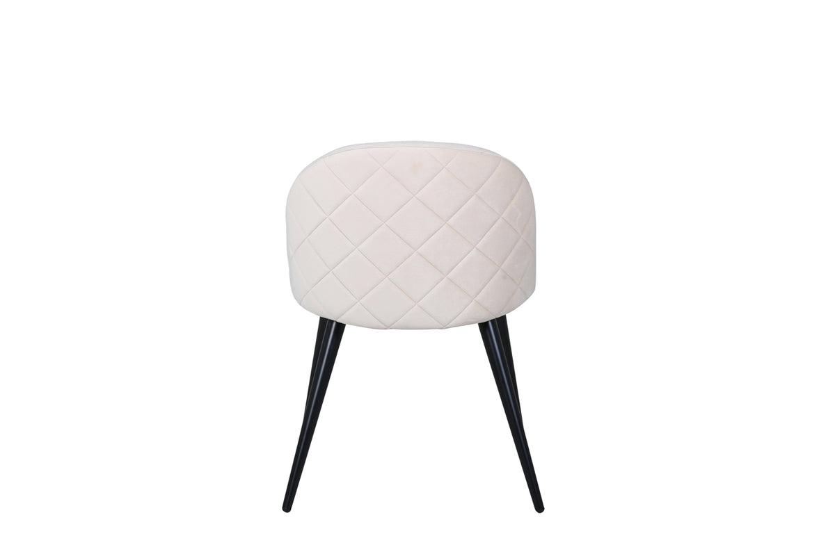Venture Design Velvet Matstolar 2-pack Beige