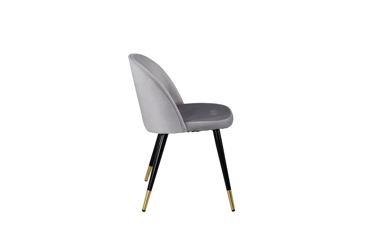 Venture Design Velvet Matstolar 2-pack Grå