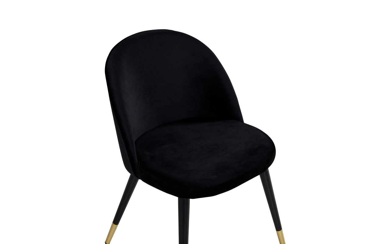 Venture Design Velvet Matstolar 2-pack Svart