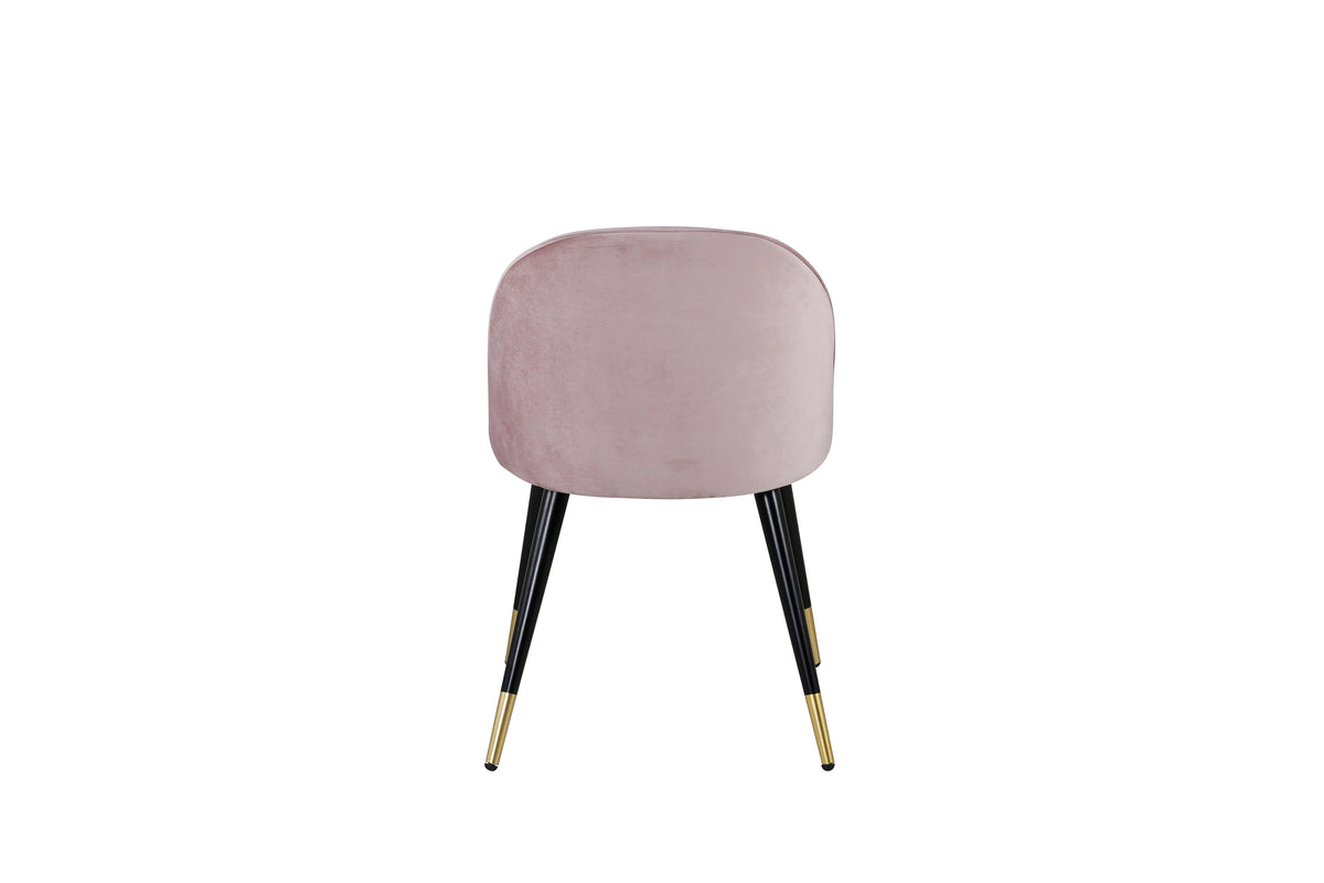 Venture Design Velvet Matstolar 2-pack Gammelrosa