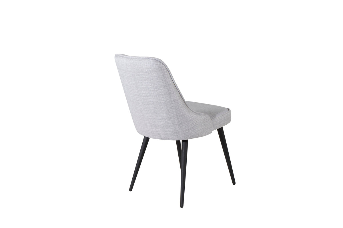 Venture Design Velvet Deluxe Matstolar 2-pack Grå