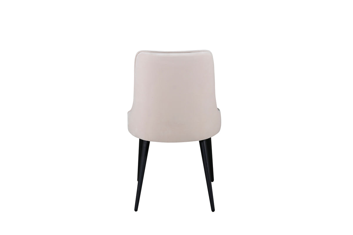 Venture Design Velvet Deluxe Matstolar 2-pack Beige