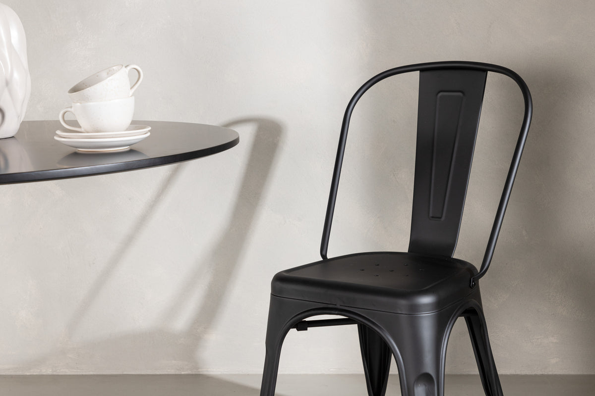 Venture Design Tempe Matstolar 4-pack Svart