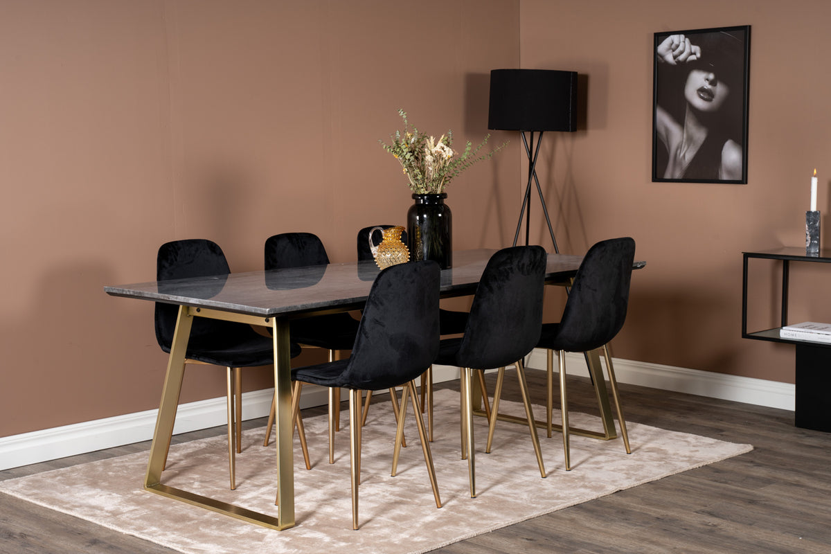 Venture Design Polar Matstolar 2-pack Svart