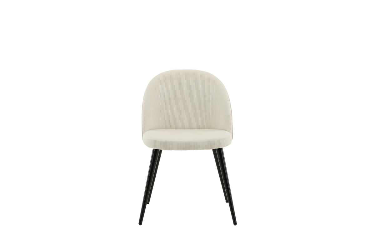 Venture Design Velvet Matstolar 2-pack Grädde