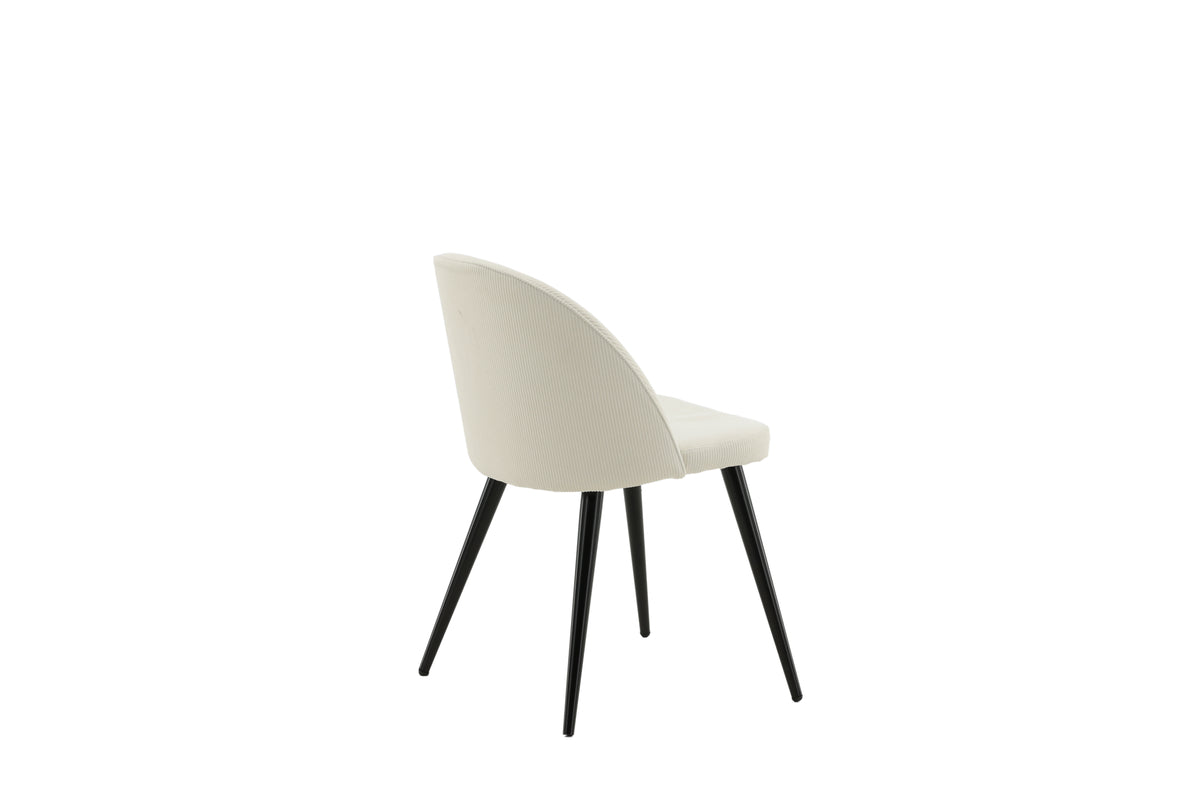 Venture Design Velvet Matstolar 2-pack Grädde