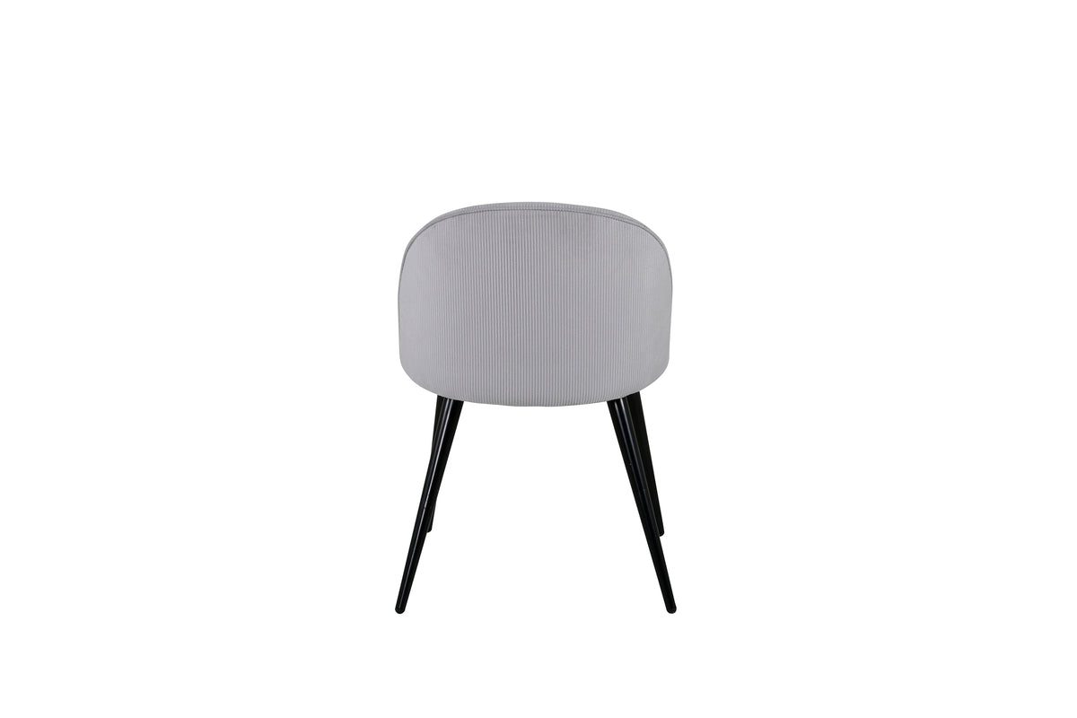Venture Design Velvet Matstolar 2-pack Ljusgrå