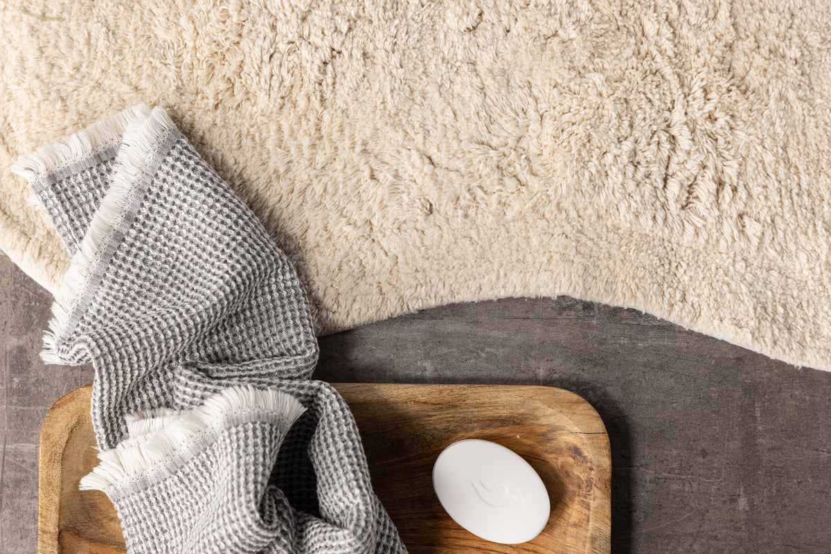 Venture Design Elvis Ovala Mattor 85 x 60 Beige