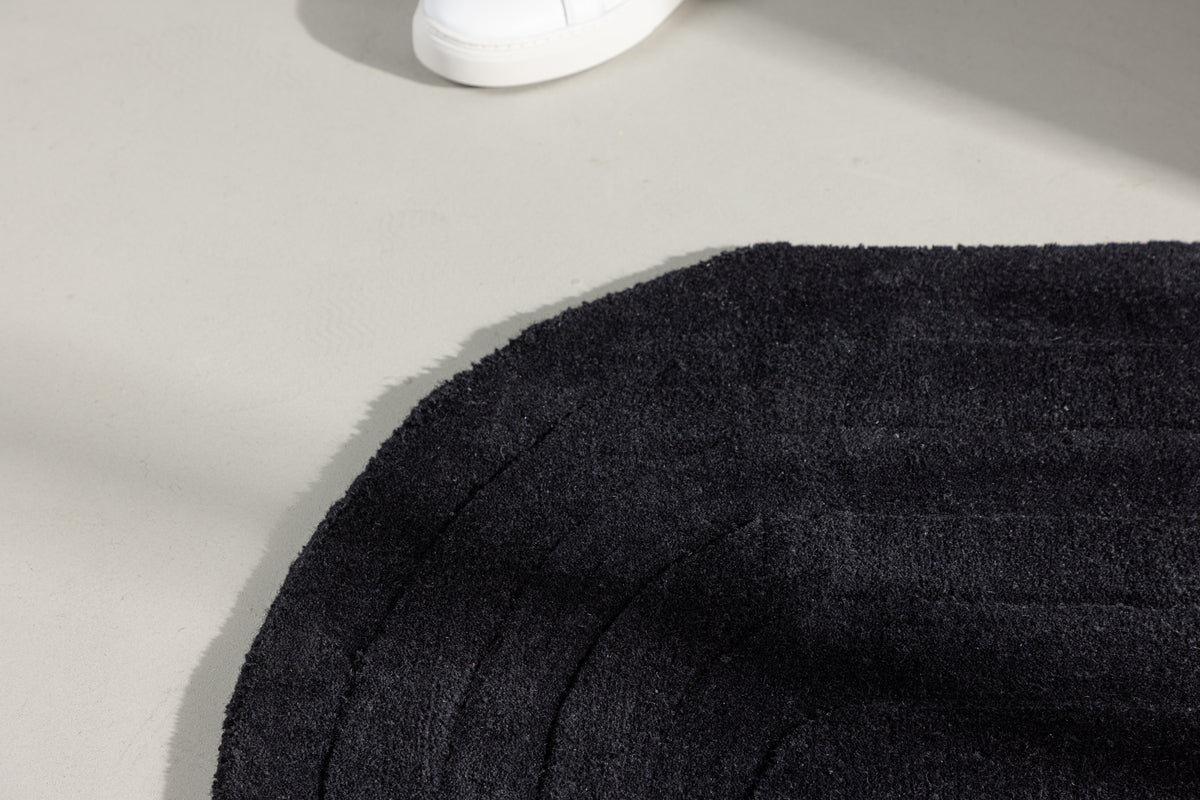 Venture Design Nora Ovala Mattor 80 x 50 Svart
