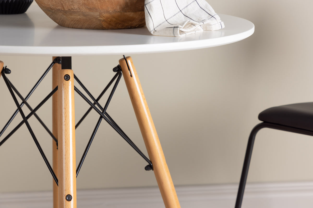 Venture Design Danburi Runda Matbord ⌀60 Vit