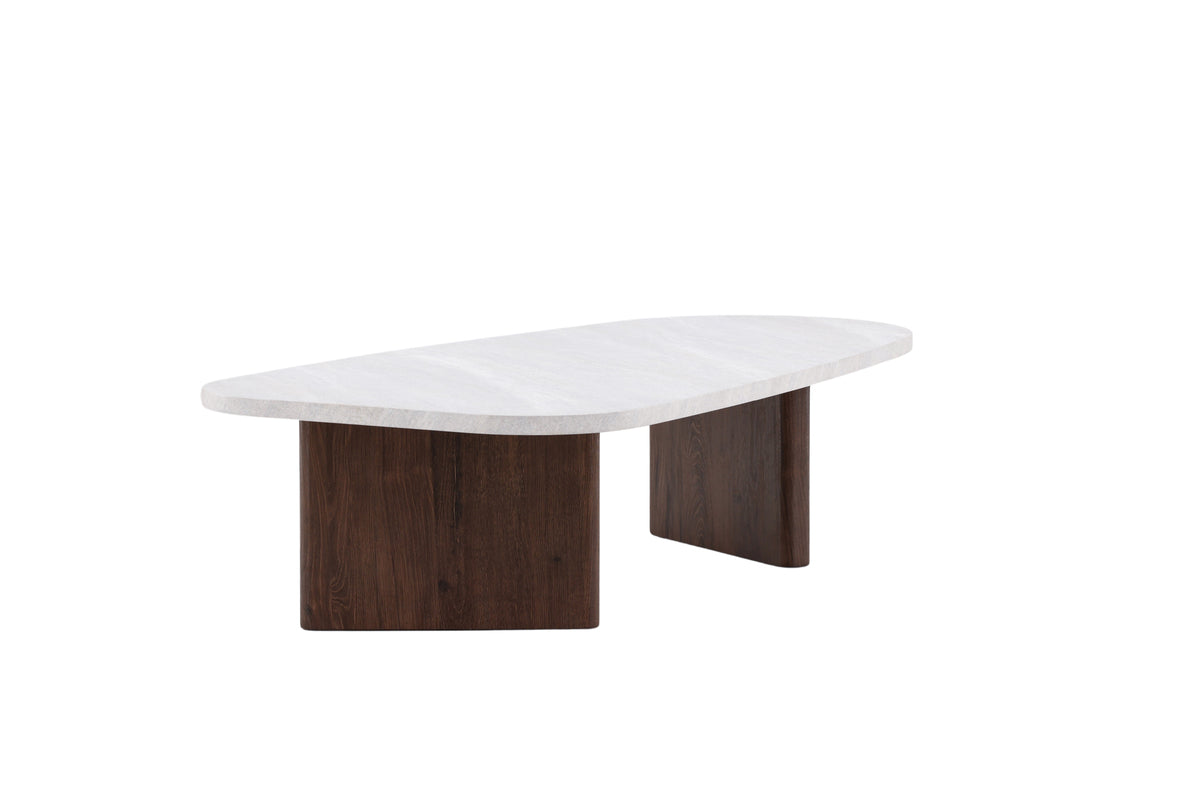Venture Design Grönvik Soffbord 130 x 65 Ljusgrå