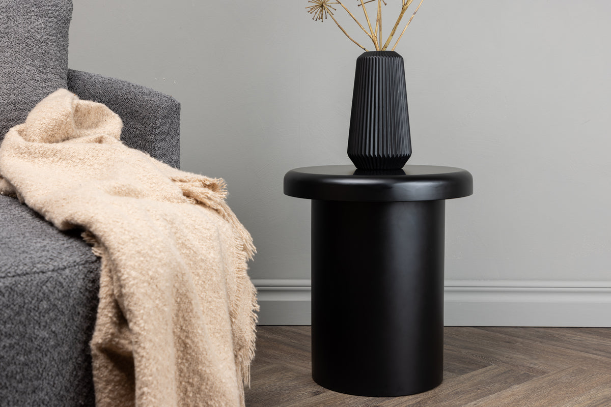 Venture Design Namsos Sidobord ⌀40 Svart