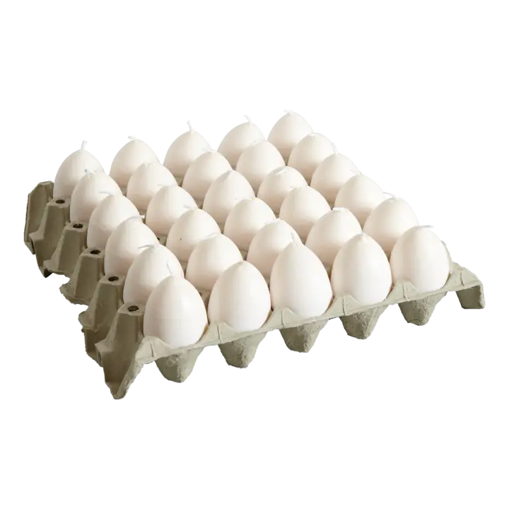 Affari of Sweden EGG CANDLES Hönsägg med gula, Vit