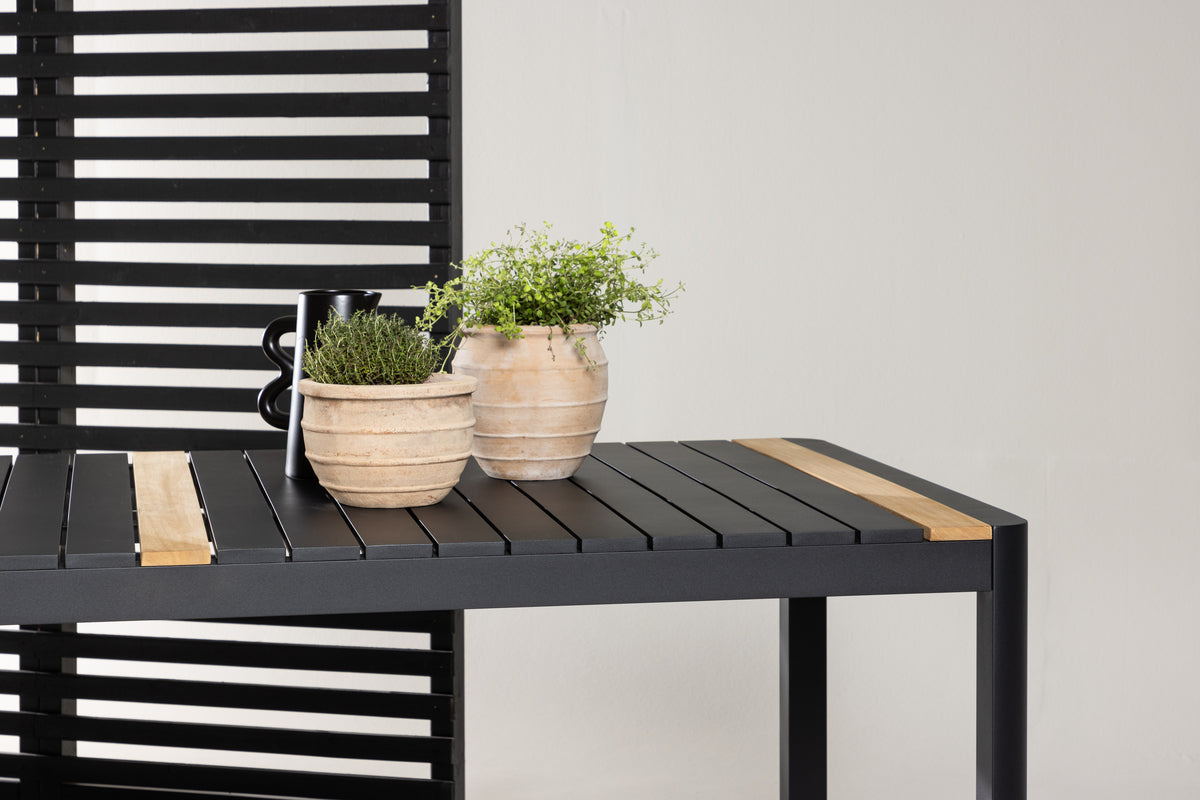 Venture Design Togo Rektangulära Matbord 200 x 100 Svart