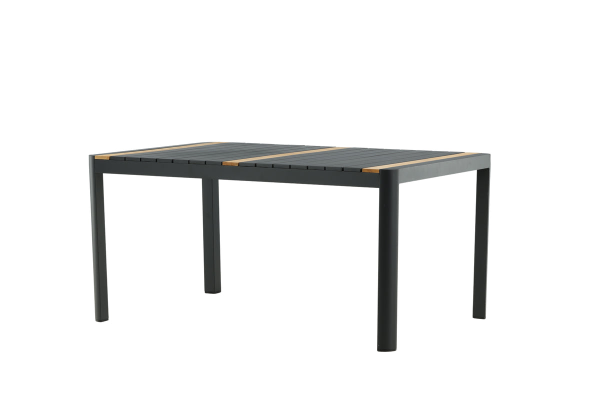 Venture Design Togo Rektangulära Matbord 200 x 100 Svart