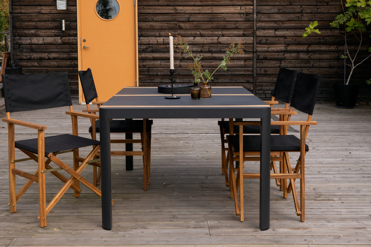 Venture Design Togo Rektangulära Matbord 150 x 90 Svart