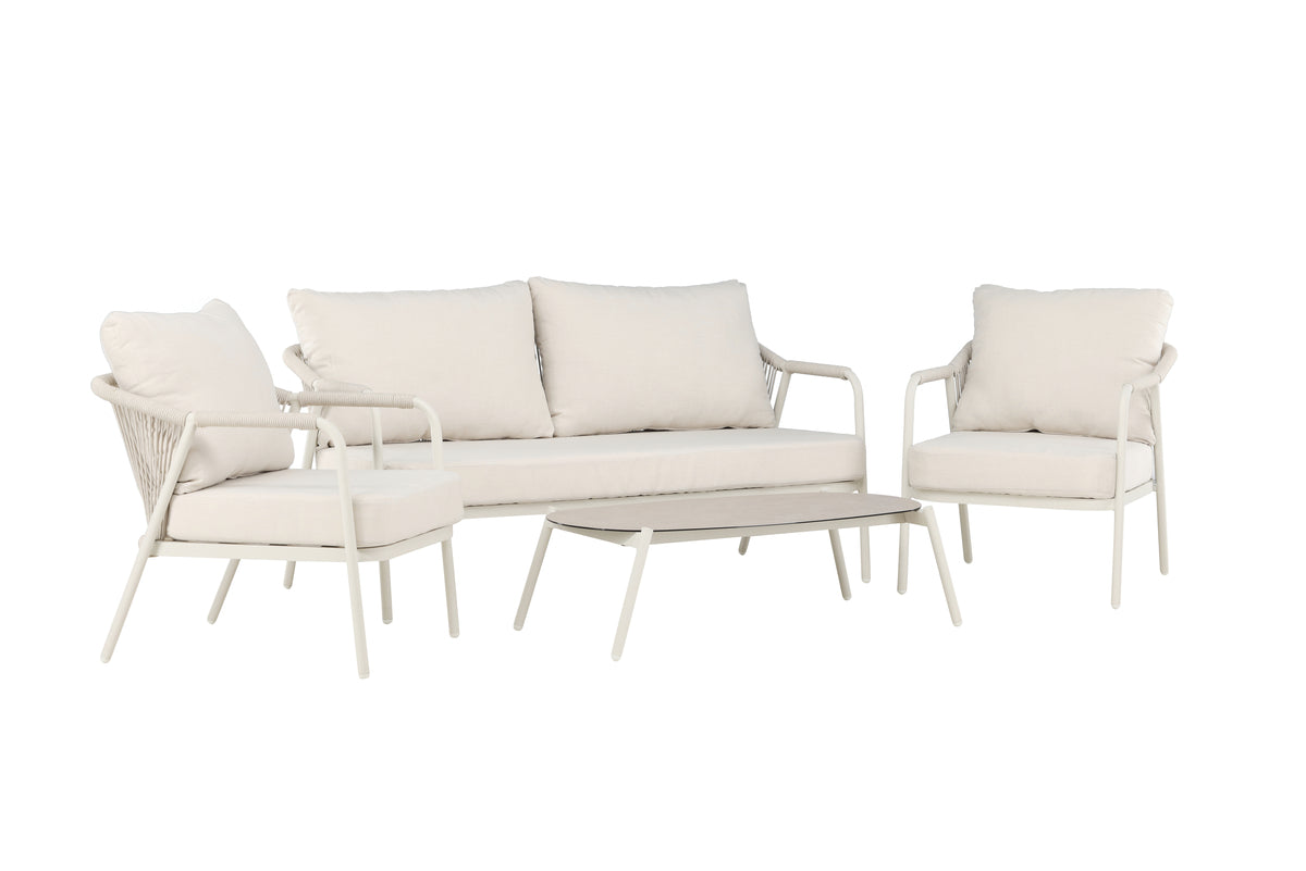 Venture Design Sicily Lounge Set Beige Beige