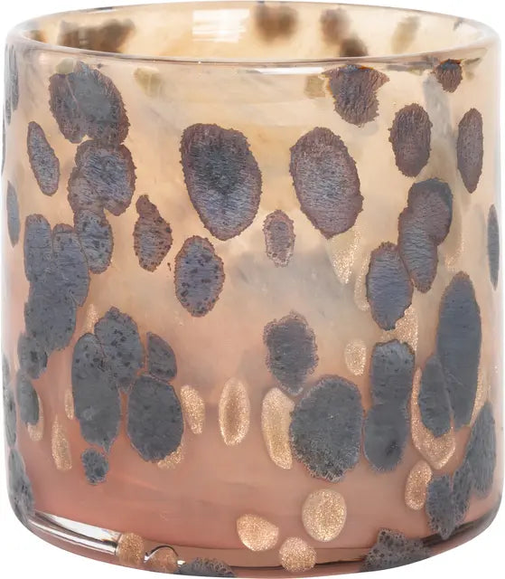 Norvigroup Lama telysholder leopard glass