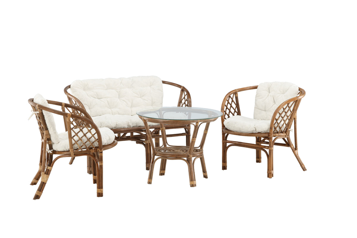 Venture Design Wera Lounge Set Mörk valnöt Mörk valnöt