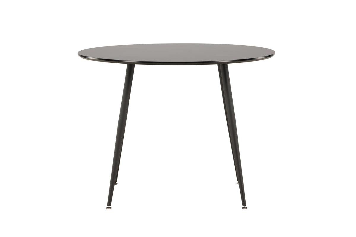 Venture Design Plaza Runda Matbord ⌀100 Svart