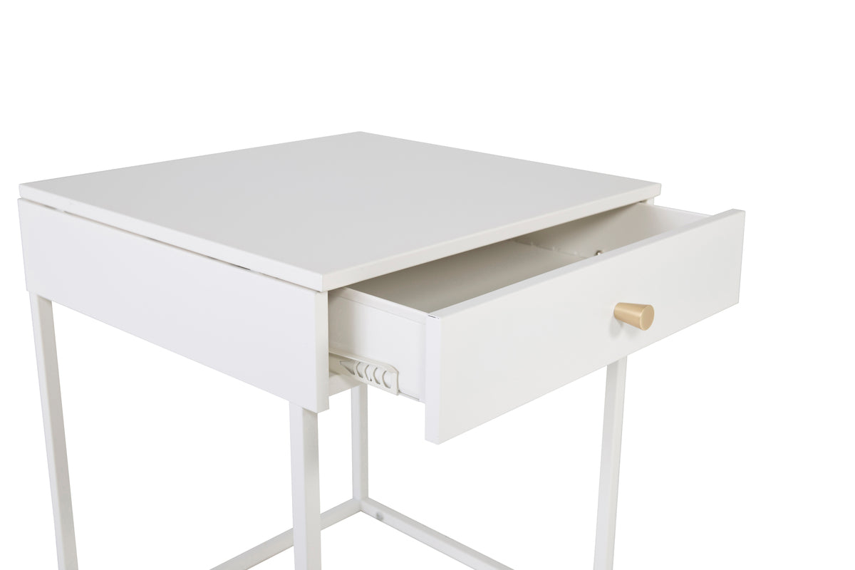 Venture Design Bakal Sängbord 43 x 43 Vit