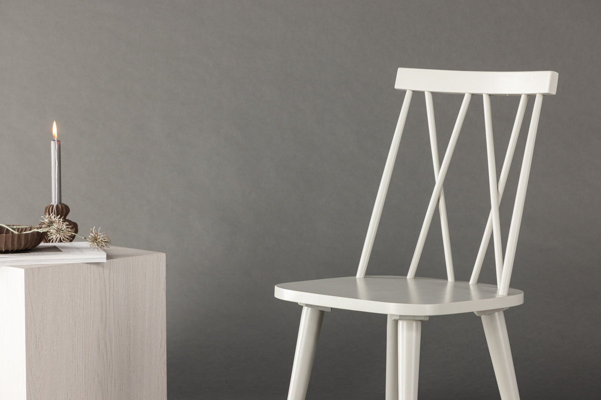 Venture Design Mariette Matstolar 2-pack Ljusgrå