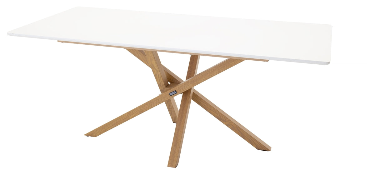Venture Design Piazza Rektangulära Matbord 180 x 90 Vit