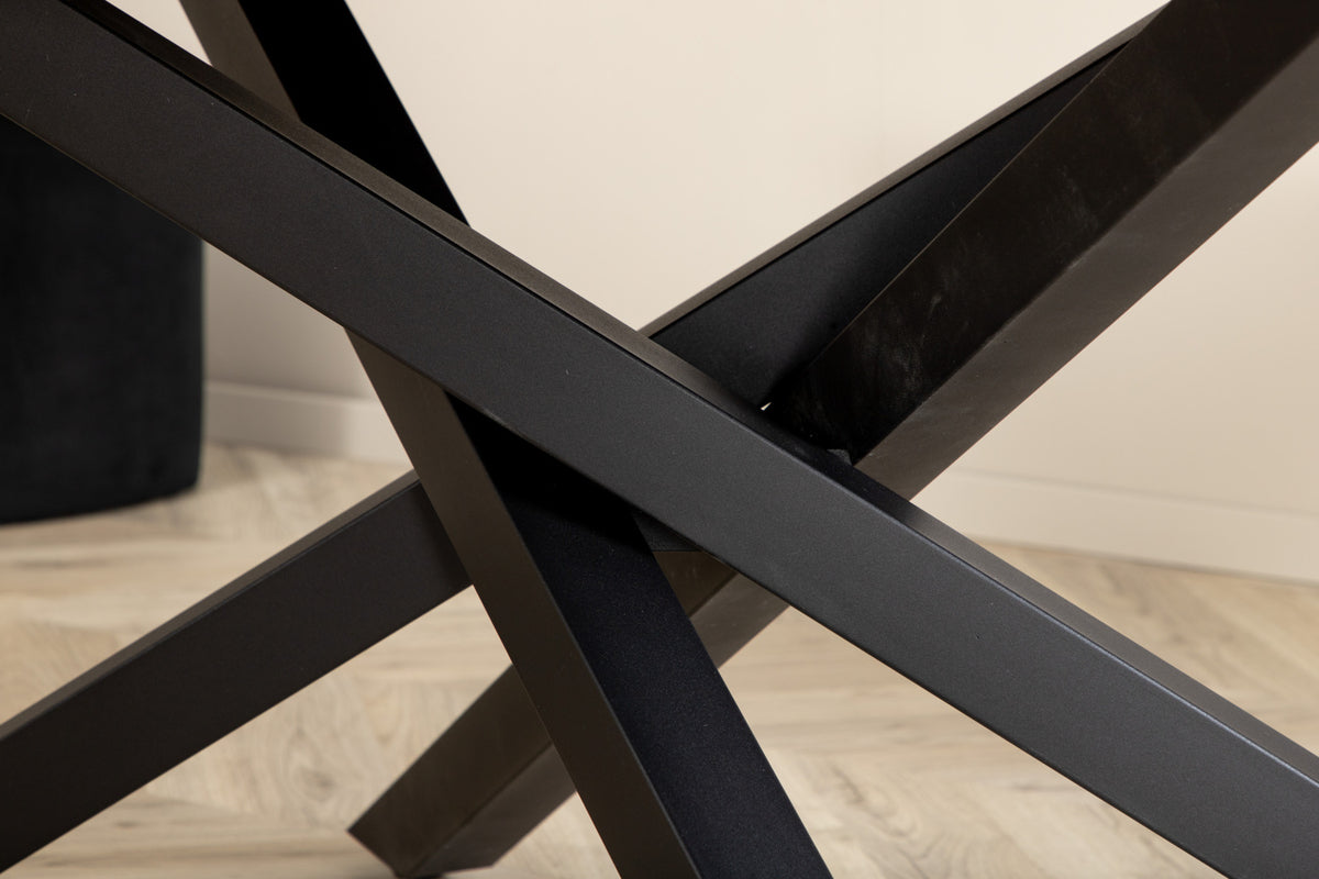 Venture Design Piazza Rektangulära Matbord 180 x 90 Svart